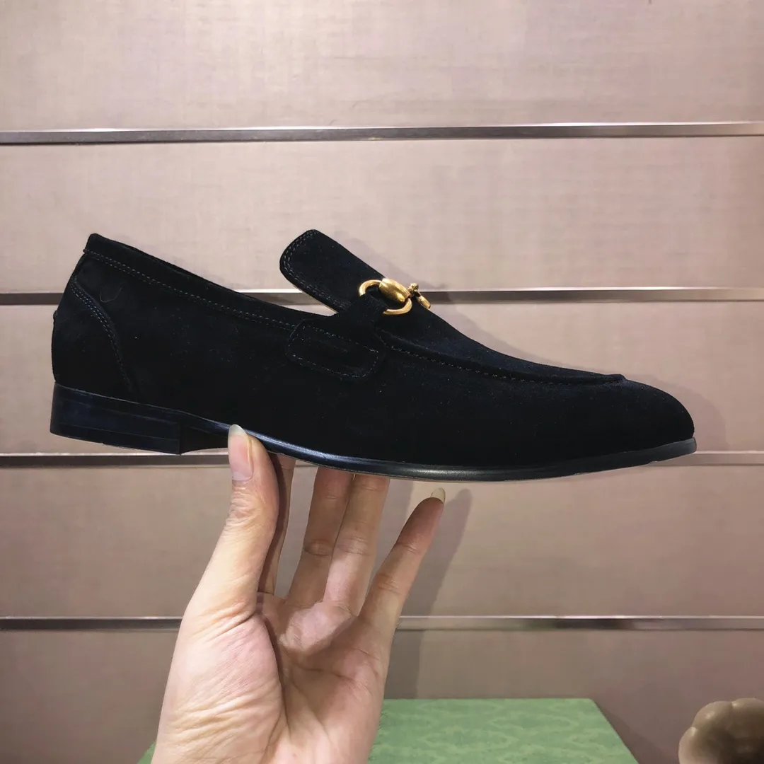 Men's shoes 💰580💰[GUCCI—Gucci] The latest high-end version of Gucci. Official website new model. Available at the same time at counters, the uppers are made of original cowhide imported from Italy/matched with the original special material splicing design concept; "highlight, high-end, grade, extravagance" and exquisite workmanship (original mesh fabric) sole: original factory special outsole size (38-45) (custom-made 45 non-returnable)
